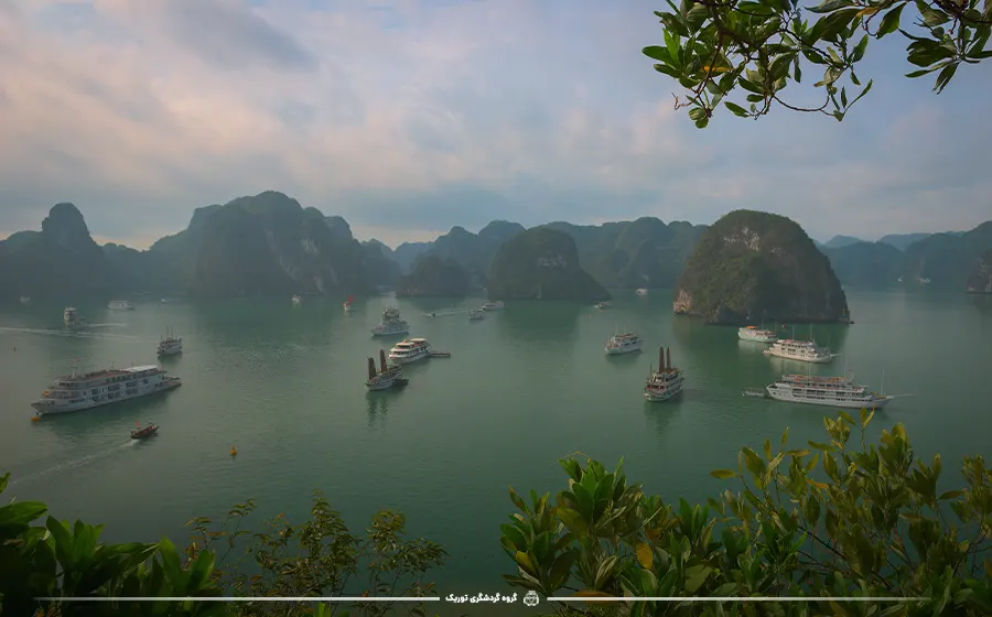 خلیج هالونگ در ویتنام - جاذبه های گردشگری آسیا