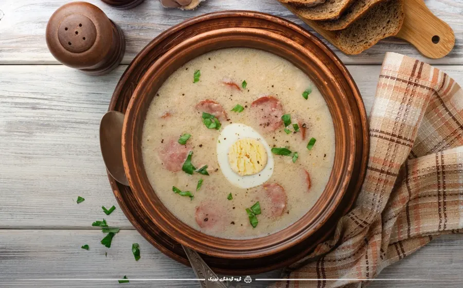 سوپ ژورک (Zurek) - غذاهای لهستانی