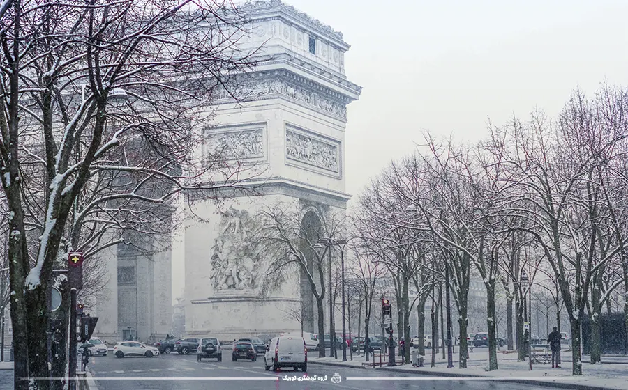 سفر به پاریس در زمستان