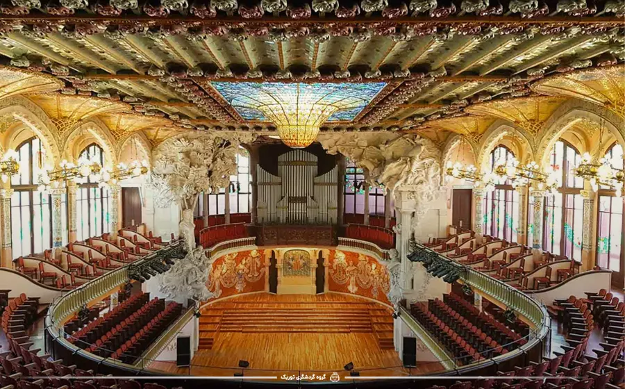 قصر موسیقی کاتالان - برنامه سفر به بارسلون