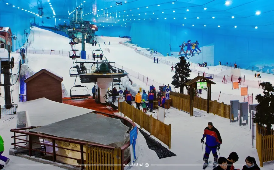اسکی در مرکز خرید امارات - جاذبه‌های گردشگری دبی