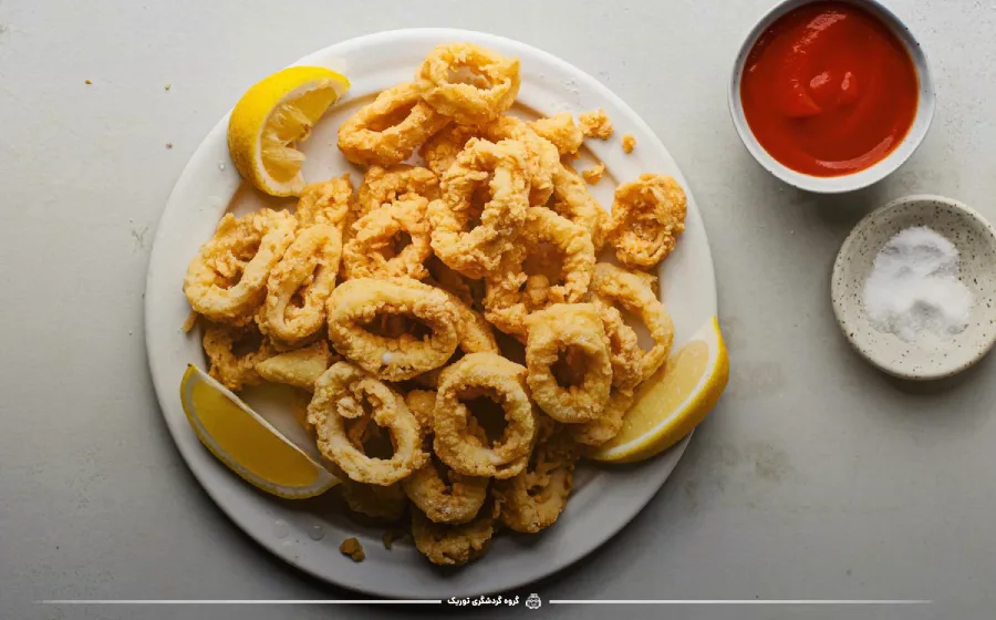 Salt and pepper calamari - غذاهای استرالیایی