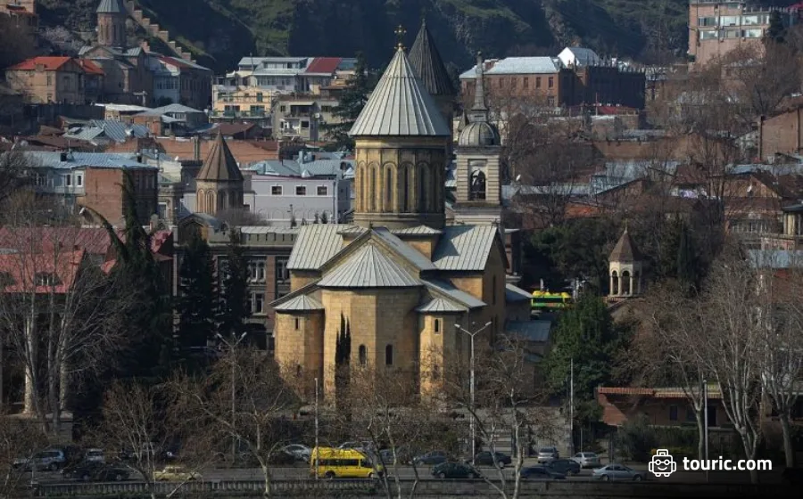 کلیسای سیونی تفلیس واقع در شهر قدیم